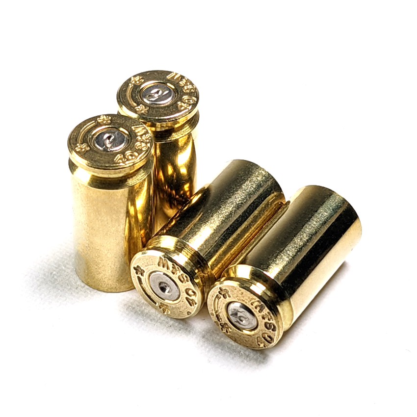 Bullet 40口徑 真實子彈殼輪胎氣嘴蓋（4入/黃銅）金屬造型氣嘴氣嘴頭氣嘴帽 汽車機車打氣嘴充氣嘴風嘴風嘴頭風嘴蓋