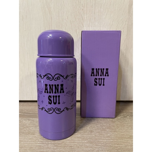 ANNA SUI 安娜蘇，紫戀時尚不鏽鋼保溫瓶220ml, 經典紫黑款