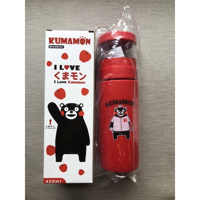 全新 KUMANMON 熊本熊 保溫杯 保溫瓶 樂活杯 400ml