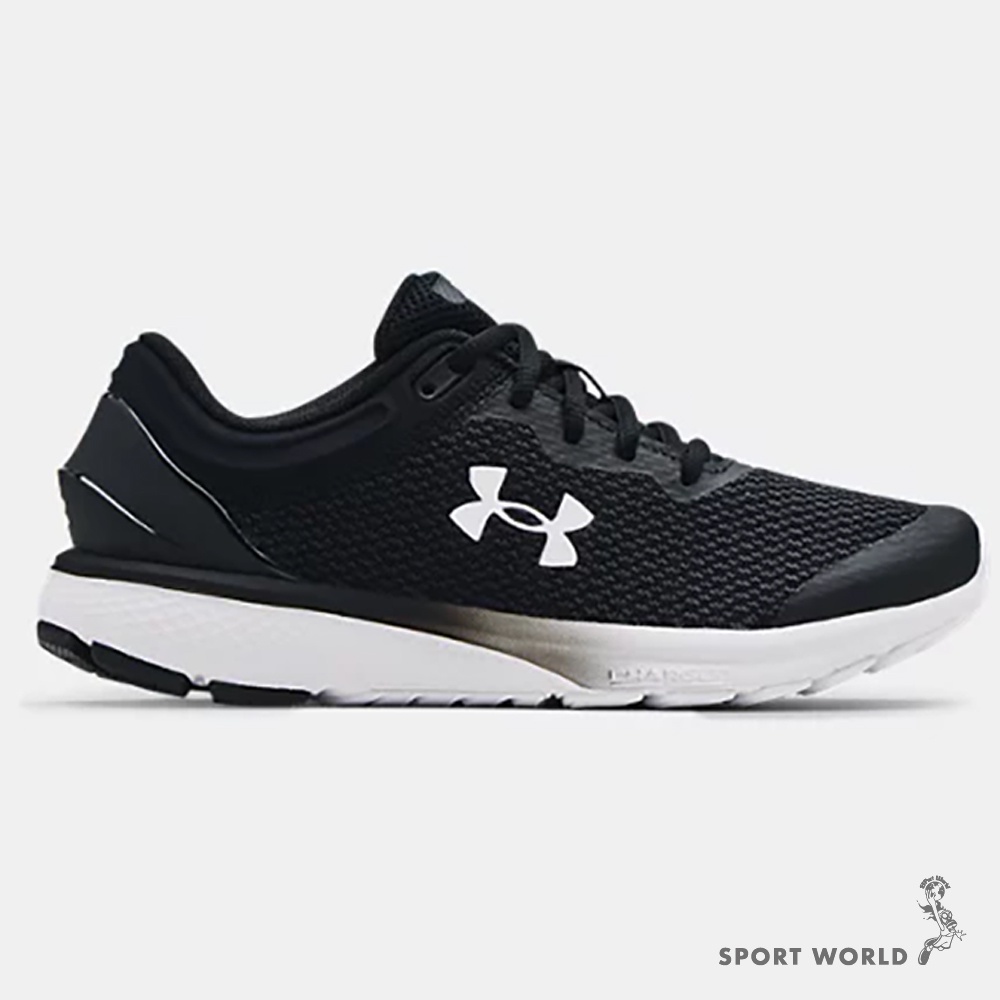 UNDER ARMOUR UA Charged Escape 3 BL 女鞋 慢跑 緩震 黑 3024913-001