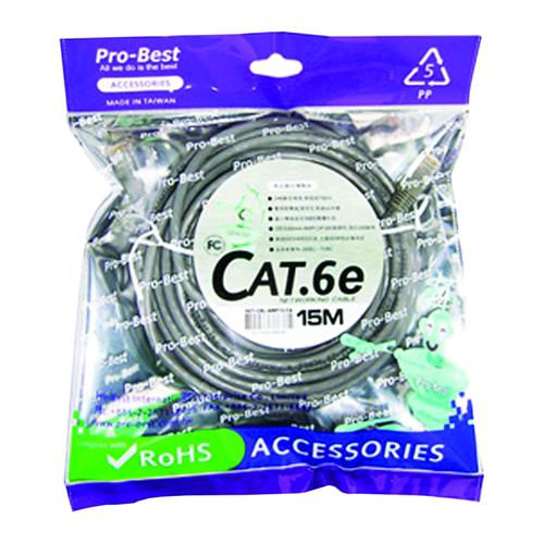 Pro-Best 柏旭佳 NET-CBL-AMP15/C6 15M 網路線 Cat.6e 含接頭