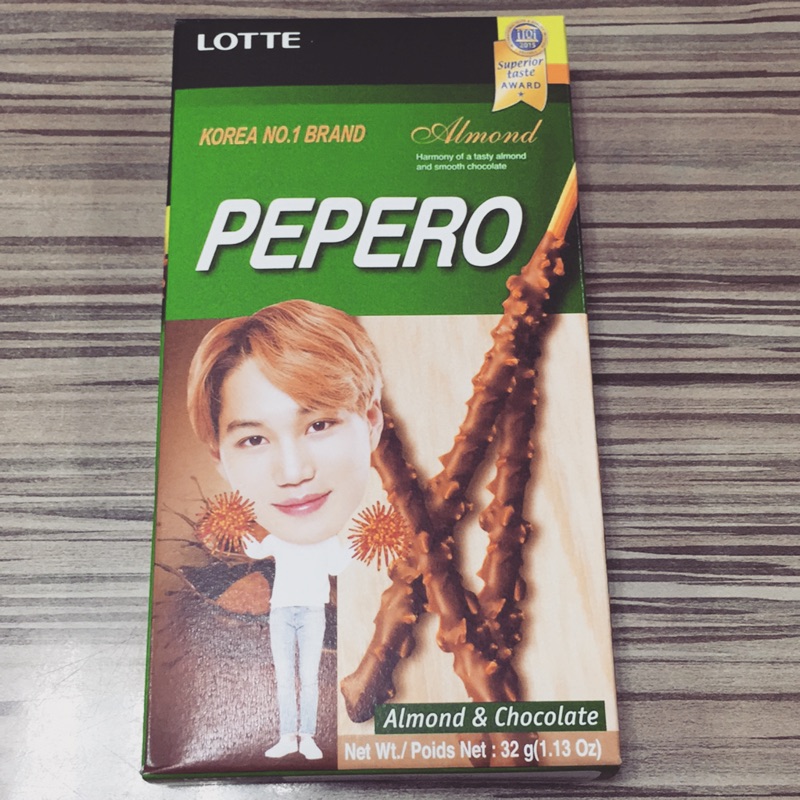 LOTTE EXO 樂天PEPERO 杏仁巧克力棒 32g 市價39元