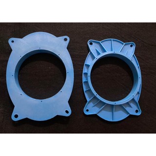 現貨 全新 豐田 TOYOTA Prius α (Prius Alpha) 前座 藍色強化實心款喇叭框改裝6.5吋喇叭框