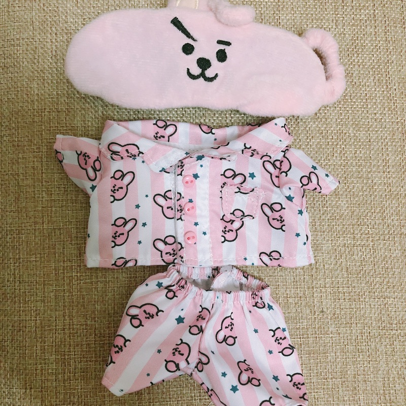 BT21 娃用睡衣 cooky 睡衣 柾國同款 20cm 娃衣 20公分