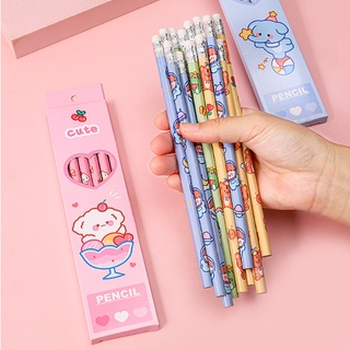 現貨◎6隻HB 可愛鉛筆 動物鉛筆 好寫鉛筆 學前鉛筆 木頭鉛筆 寫作業 畫畫 繪畫 素描 文具 HB 學齡前鉛筆