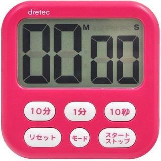 一鑫餐具【日本 DRETEC 多利科 大螢幕計時器 T-542 PK /T-165】 T-165T-198多利