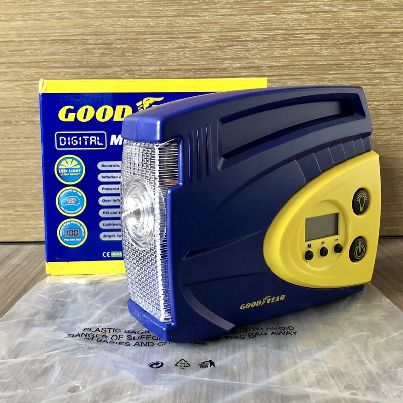 二手 Goodyear固特異數位高效能多功能打氣機A20A