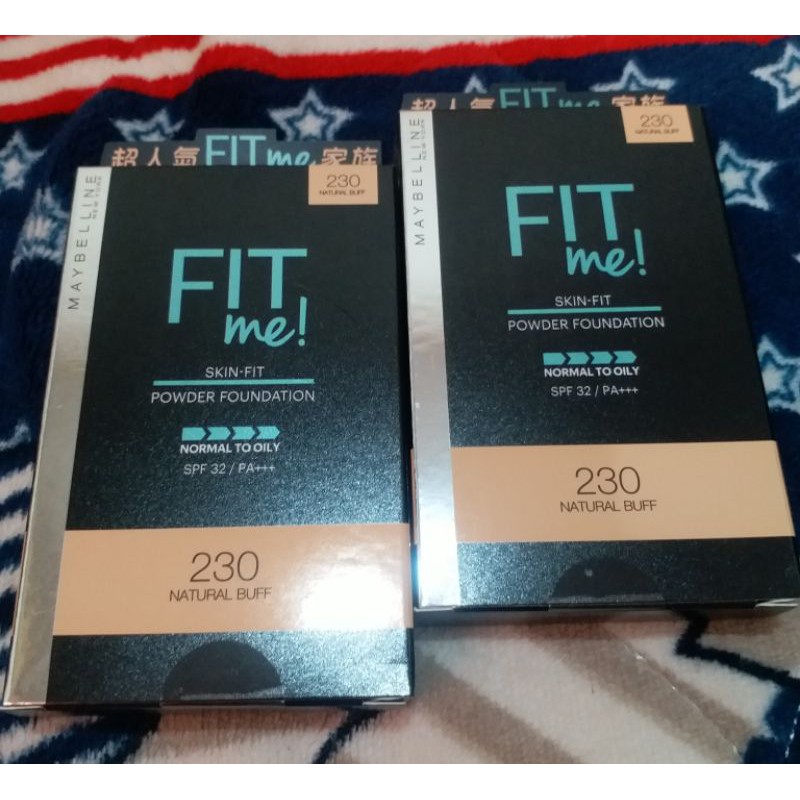 MAYBELLINE 媚比琳 FIT ME反孔特霧無瑕嫩粉餅SPF32 PA+++(9g) 自然色 裸膚色