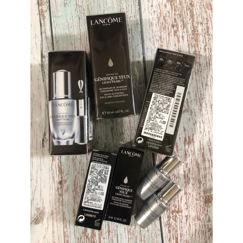 ♦️專櫃正貨♦️蘭蔻 Lancôme 超進化肌因大眼精粹20ml 亮眼冰珠 大眼冰珠 按摩冰珠 粉5ml