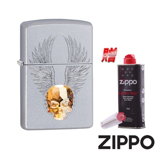 ZIPPO 金色水晶骷髏防風打火機 49034 優惠出清 好禮超值送 官方正版 現貨 禮物 送禮 客製化 終身保固