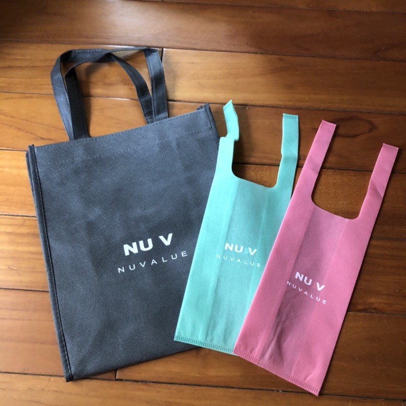 Net 姐妹品牌NU V 環保手提袋+粉彩飲料袋*2~購物袋 便當袋 環保袋 禮物袋 收納袋 商標收藏