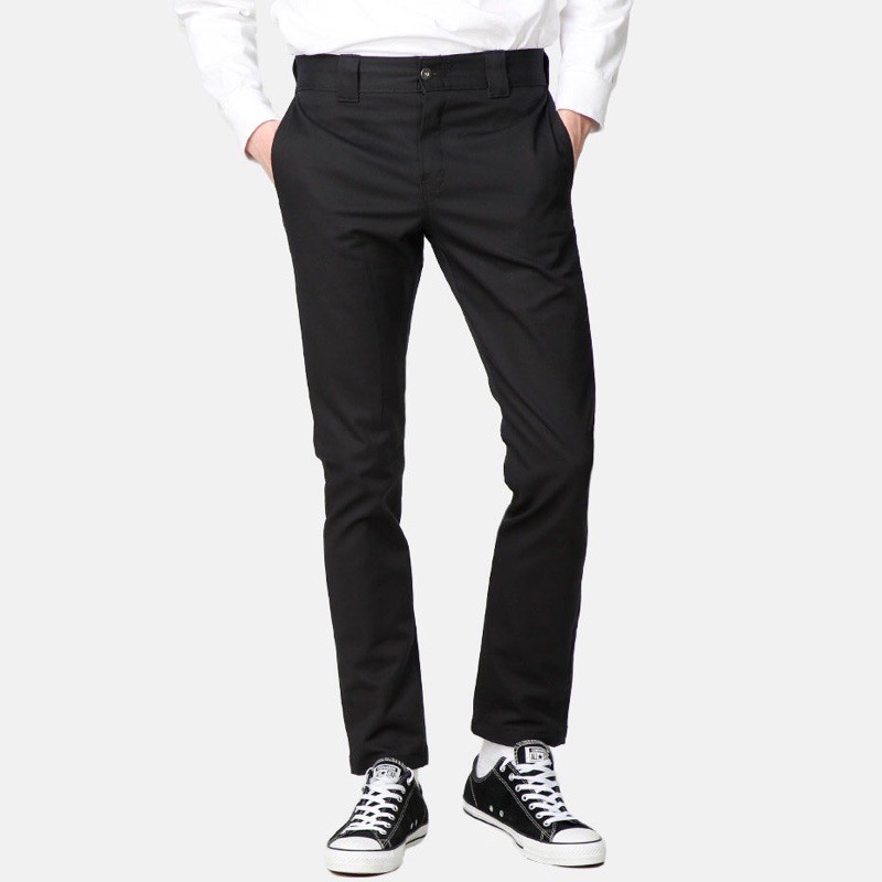 DICKIES WP803 窄版長褲 工作褲 休閒褲 黑色 30腰