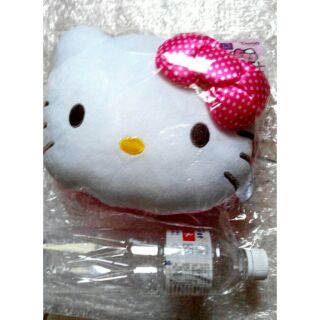 全新的未拆封正版三麗鷗(Hello kitty頭型抱枕小顆(S))