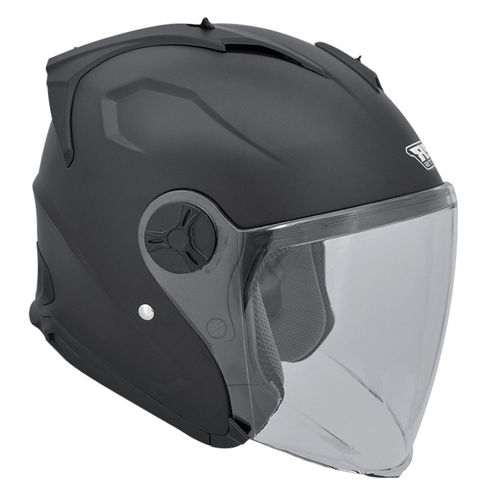 M2R 安全帽 J-X 素色 消光黑 全可拆 抗UV鏡片 浮動鏡片座 半罩《淘帽屋》