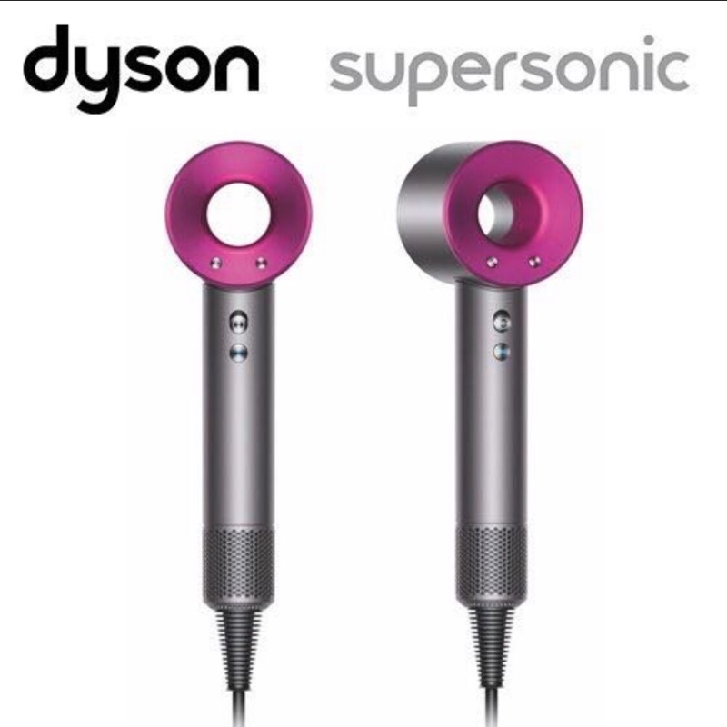 新光三越購入恆隆行公司貨 dyson 吹風機 桃紅色，現貨一台