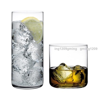 熱賣進口北歐ins透明玻璃杯水晶杯子家用 超薄簡約啤酒冷飲杯酒杯274
