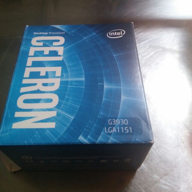 Intel英特爾第7代1151腳位celronG3930雙核心處理器HD610聯強代理+金士頓ddr4-2400 4G