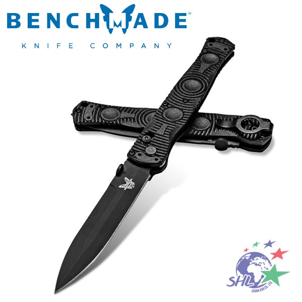 Benchmade SOCP 黑CF-Elite柄戰術折刀 / D2鋼平刃 / 391BK【詮國】