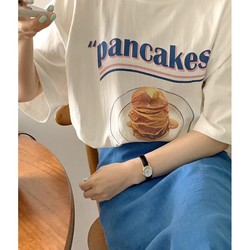 懶懶 正韓 蜂蜜鬆餅短袖t恤 (3 colors)