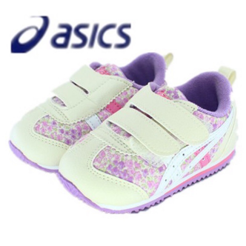 ASICS 亞瑟士 SUKU Baby系列 兒童運動童鞋 (13~15.5號)(碎花紫)