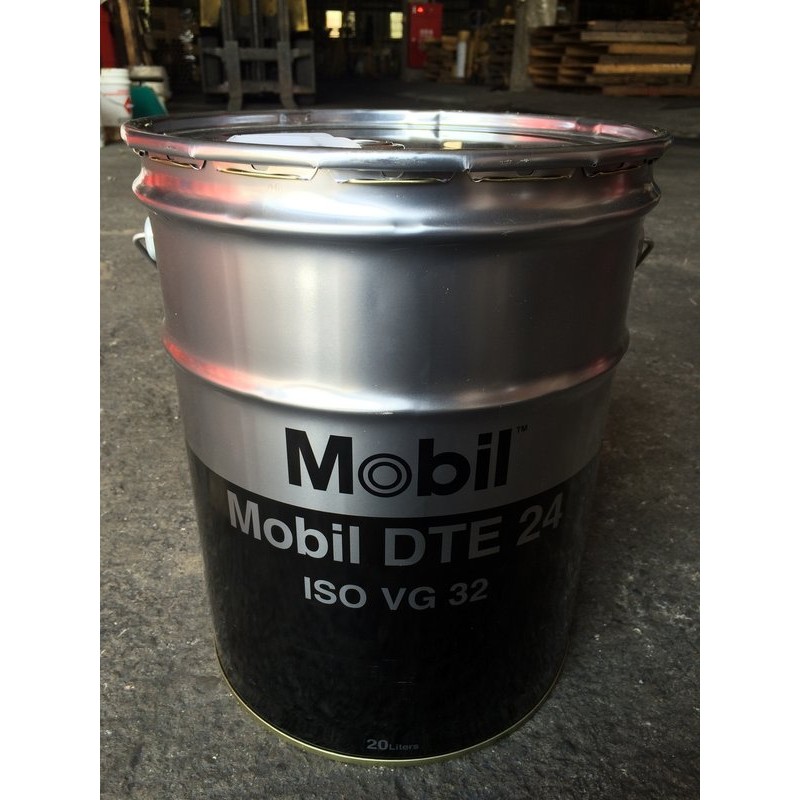 【MOBIL 美孚】DTE OIL / 24、VG-32、超優質液壓專用油、20公升裝【液壓油】日本原裝進口