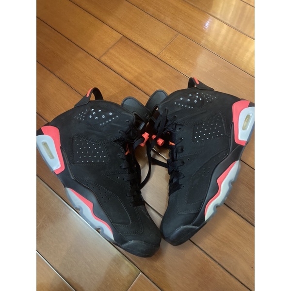 Nike air Jordan 6 黑紅 大魔王 Us9 無盒