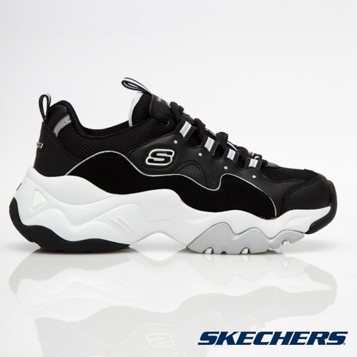 SKECHERS系列- 女款 復古DLITES 3.0 休閒鞋-NO 12955BKW