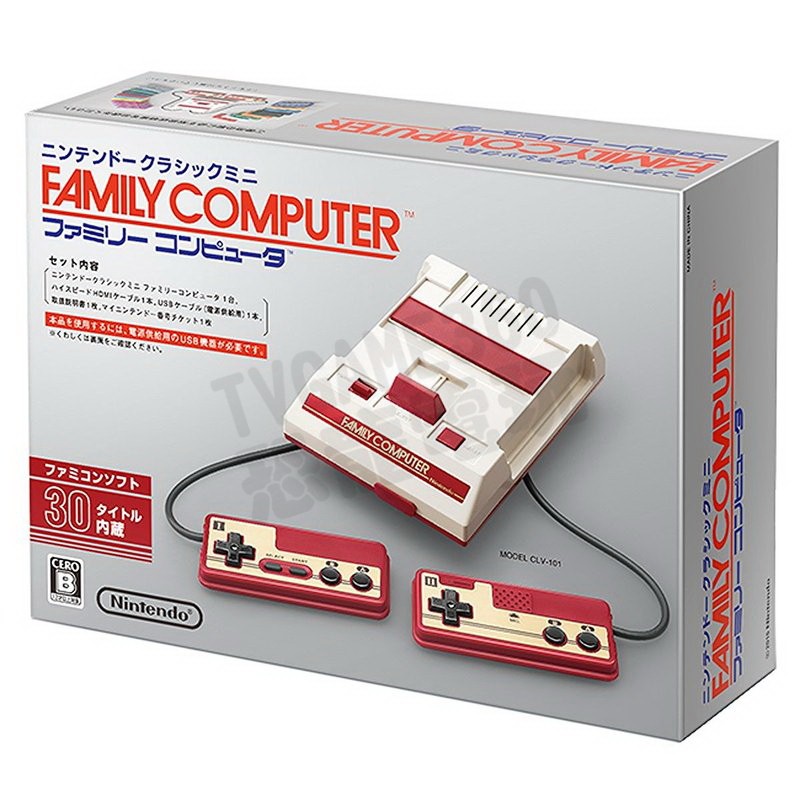 任天堂 Nintendo 原廠 復刻版 FC FAMICOM MINI 迷你紅白機 支援HDMI 附變壓器 台中恐龍電玩