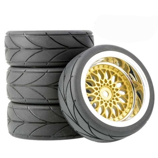【現貨】頑皮龍D12 RC遙控車模型 HSP無限1/10 膠胎 硬胎 光頭胎 飄移胎 平跑胎 改前後短車軸 轉換器 輪胎