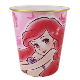 卡漫城 - 小美人魚 垃圾桶 23cm 粉 ㊣版 日版 mermaid 辦公室 Ariel 房間 愛麗兒 垃圾筒 艾莉兒