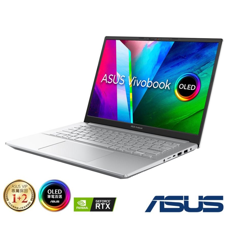 華創筆電@華碩ASUS M3401QC-0128S5600H (R5-5600H/RTX3050/16G/512G)銀