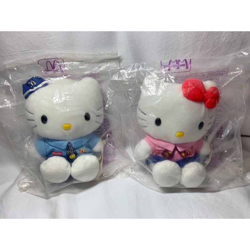 Hello Kitty麥當勞-情侶娃娃-全新