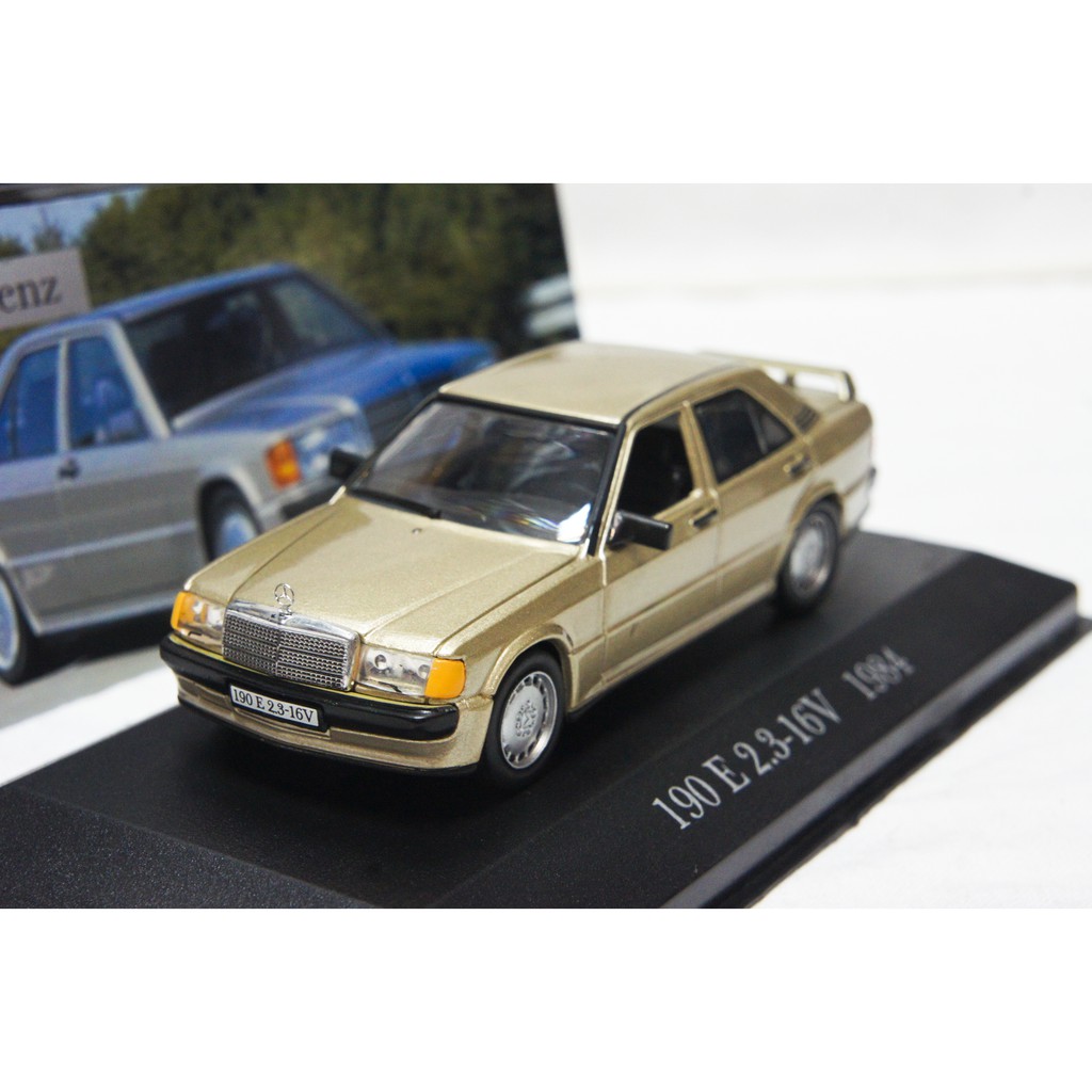 【現貨特價】1:43 Altaya Mercedes Benz 190E 2.3-16V W201 1984 金色