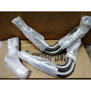 【貝爾摩托車精品店】Akrapovic 排氣管 Z900 前段 白鐵 蠍子管