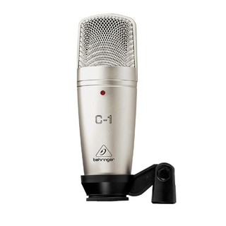 Behringer C-1大震膜 電容式 麥克風 含固定座 收納盒 送麥克風線 公司貨保固 C1 [唐尼樂器]