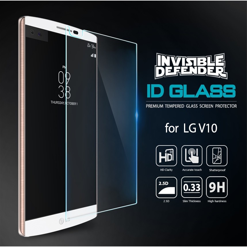 Rearth Ringke ID Glass LG V10 螢幕保護貼、玻璃、9H