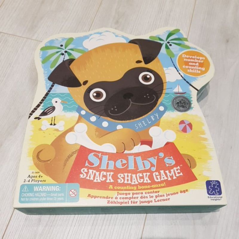 玩具 ☆ 二手 ☆ 桌遊 Shelby's snack shack game 小狗雪碧的零食大戰