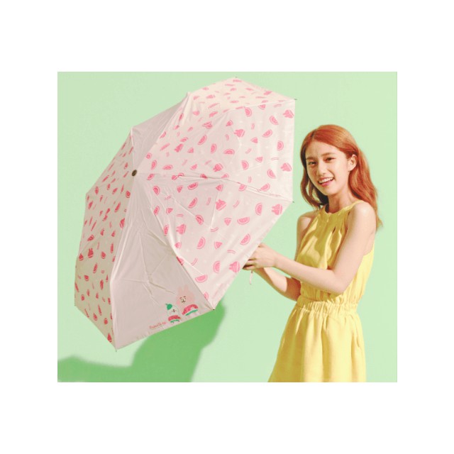 預購 7-11 卡娜赫拉的小動物 抗UV折傘附收納包 繽紛一夏集點送 粉紅兔兔 P助  7-ELEVEN 雨傘 摺疊傘