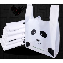 ♥現貨♥卡通 熊貓塑膠袋 貓熊袋 背心袋  手提袋 玩具袋 零食袋 PE材質提袋  禮品袋 包裝袋 環保袋 三角蛋糕袋