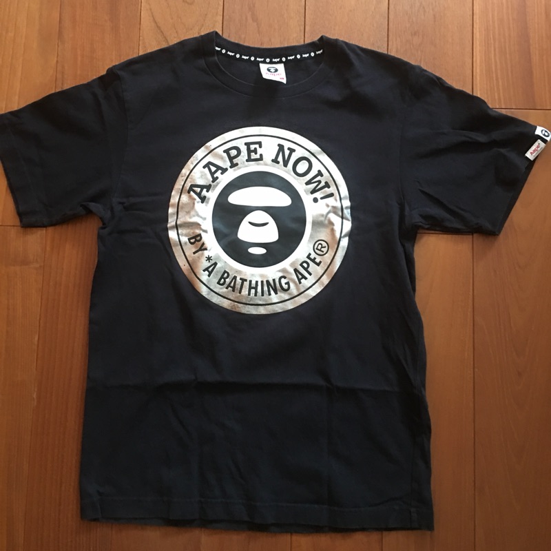 Aape經典logo T-shirt 二手良品 已經送洗 價格反映品質