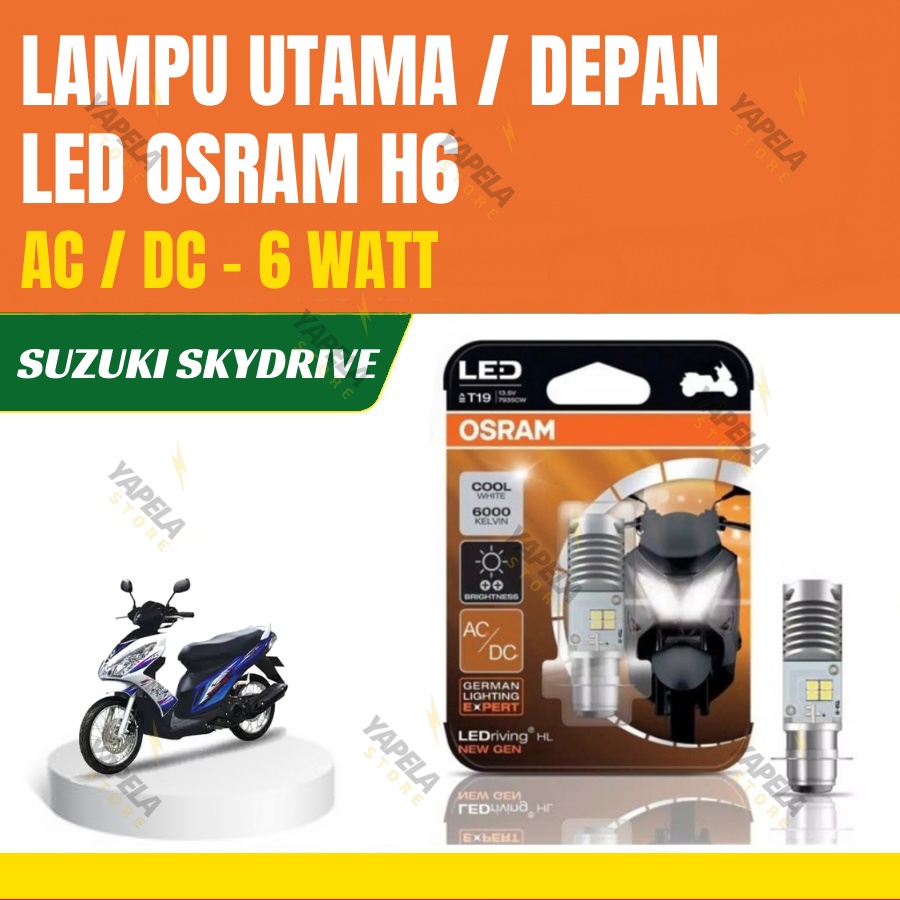 SUZUKI 原裝歐司朗鈴木 Skydrive LED 大燈 H6-T19