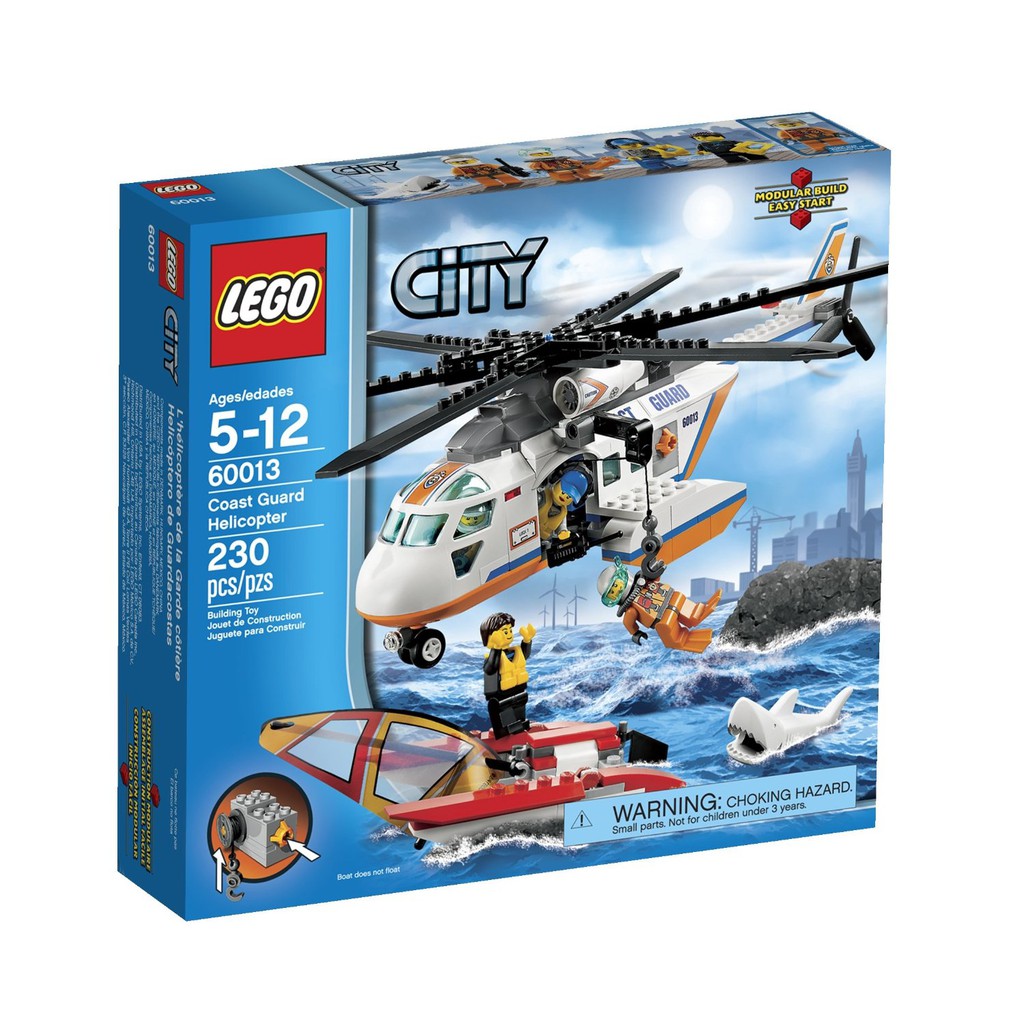 含盒全新現貨 LEGO City 城市系列 60013 Coast Guard Helicopter (絕版) 最後一組