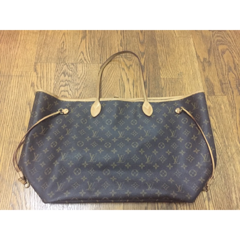 🔺🔺請看仔細內容再提問🔺二手LV neverfull GM 原花購物袋 肩背包購物包