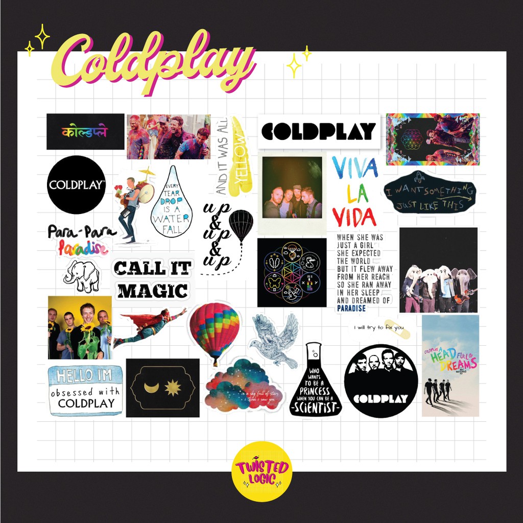 審美貼紙 Tumblr Coldplay