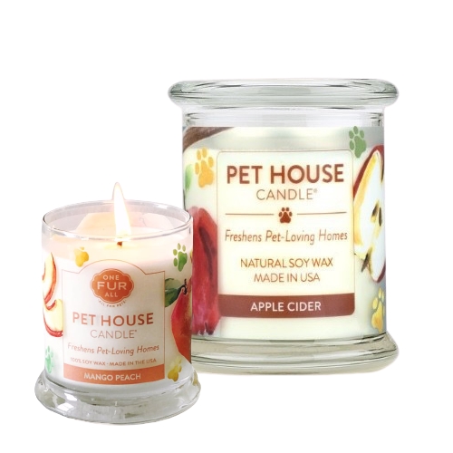 美國PET HOUSE室內除臭寵物香氛蠟燭-多種香味可選240g 幫助寵物居家環境除臭 清新空氣『WANG』