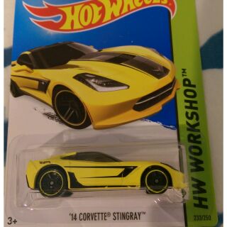 HotWheels 風火輪 吊卡 跑車 14 CORVETTE STINGRAY 合金車