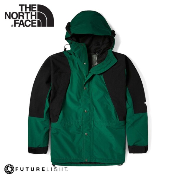 【The North Face 男 ICON 防水防風外套(美版)《綠/黑》】4R52/衝鋒衣/防水外套/風雨/悠遊山水