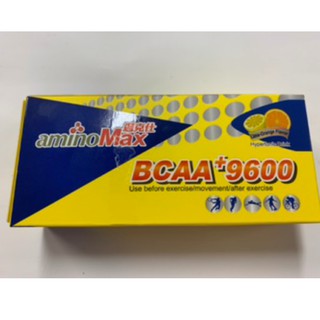 『時尚單車』AminoMax 邁克仕 BCAA+ 9600 高濃度 胺基酸沖泡式 5包/一盒加贈一包果膠（口味隨機）