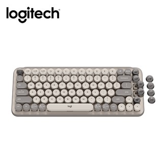 Logitech 羅技 POP Keys 無線機械鍵盤 茶軸 / 迷霧灰 現貨 廠商直送