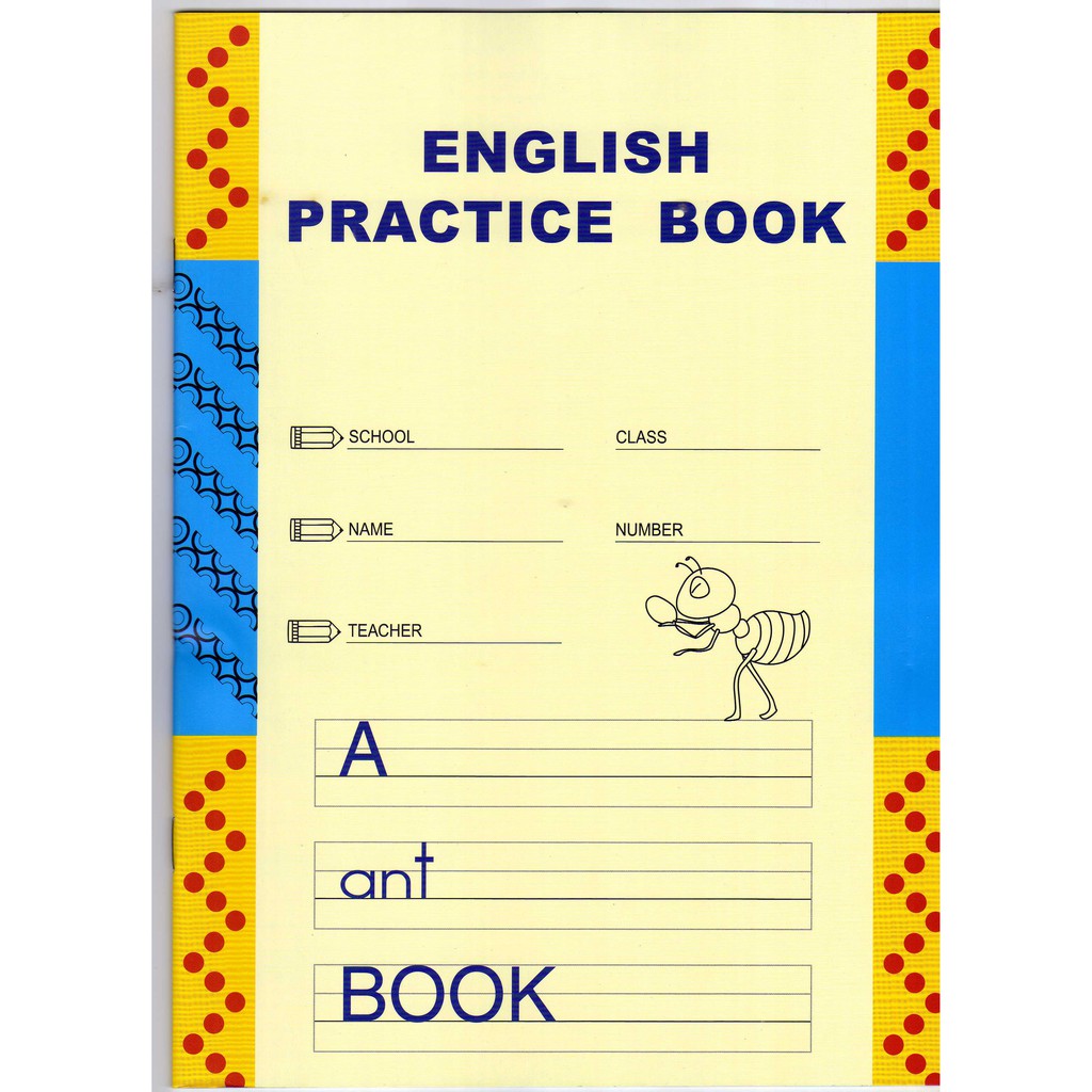 English Practice Book Sre 02r規格19cmx26cm 英文練習簿英語習作在家自學繪畫 蝦皮購物
